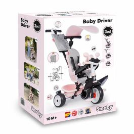 Smoby Triciclo Baby Driver Rosa SMO741504