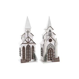 Casa Navidad Tradicional DKD Home Decor Marron Verde 11 x 33 x 12.5 cm (2 Unidades) Precio: 13.78999974. SKU: B12RKRMP8C