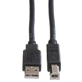 ROLINE 11.44.8808 Cable USB 2.0 A-B Macho-Macho, 0,8 m, Negro