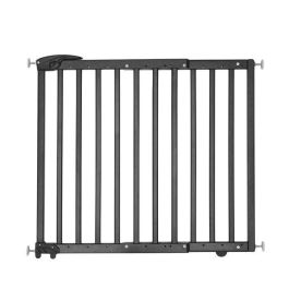 Badabulle Deco Pop Negro Extensible Seguridad Barrera Fijación Presión y Tornillo (63.5 - 106cm)