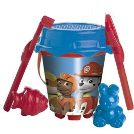 Cubo playa castillo paw patrol con cedazo, pala, rastrillo y moldes 18 cm - modelos surtidos Precio: 4.49999968. SKU: S2401128