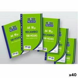 Bloc de Notas Blanco extra A4 100 Hojas (40 unidades) Bloc de Notas Blanco extra A4 100 Hojas (40 unidades)