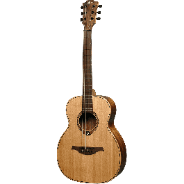 Lag Guitarra Acústica Travel Tramontane A/E Natural – Tamaño Reducido con Conexión para Uso en Vivo
