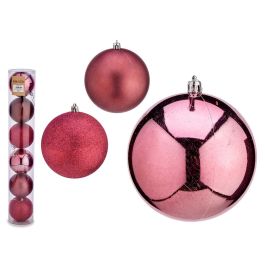 Set 6 Bolas Navidad Rosa Oscuro 10 cm Krist+ (12 Unidades) Precio: 59.78999983. SKU: B16GT5RAN6