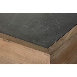DKD Home Decor Isla Cocina Cottage de Abeto y Piedra Sinterizada Natural Negro con 3 Cajones y 1 Estantería 142x75x96cm DKD Home Decor Isla Cocina Cottage de Abeto y Piedra Sinterizada Natural Negro con 3 Cajones y 1 Estantería 142x75x96cm