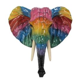 DKD Home Decor Decoración Pared Moderno Elefante Resina Multicolor 61.5 x 20 x 67 cm Precio: 124.78999951. SKU: B1CF3FLAF9