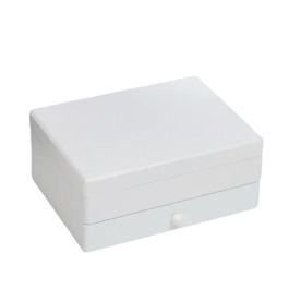 DKD Home Decor Joyero Organizador Tradicional para Joyas y Bisutería de MDF Color Blanco, Medidas 21x17x9 cm (Ancho x Fondo x Alto)
