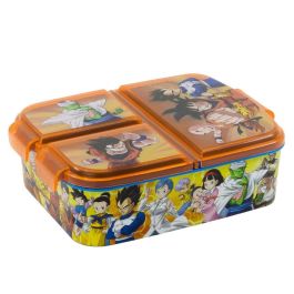 Sandwichera dragon ball con multiples compartimentos 22x15x8.50 cm