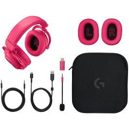 Logitech PRO X 2 LIGHTSPEED WRLS Auriculares Inalámbricos Gaming Rosa 20-20000 Hz