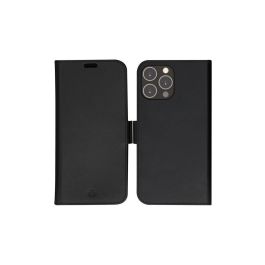 dbramante1928 Lynge iPhone 14 Pro Max Funda Cartera 2 en 1 Piel Grano Completo Negra Ecológica