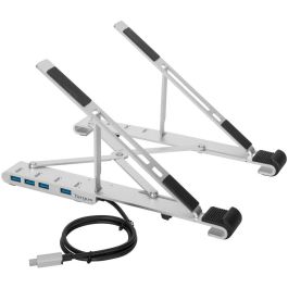Targus AWU100205GL Soporte Portátil de Aluminio Plegable, Ajustable en Altura, USB-C 100W PD para 10-15.6" Plata Precio: 37.94999956. SKU: S55165009