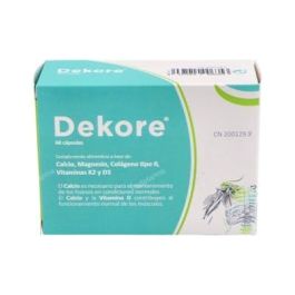 MARGAN Dekore 60 Cápsulas Calcio Magnesio Colágeno Vitamina D3 Vitamina K2 Osteoarticular Precio: 21.89. SKU: B15A459S5Y