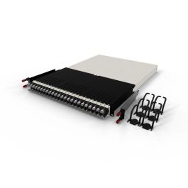 PATCHBOX patchbox.one 30RU STP Negro - Gestión de Cables Retráctiles para Rack de Red, Cat.6a PoE, Optimiza Espacio y Mantenimiento