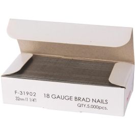 Makita F-31902 Clavo de Puntilla 1.2 x 32mm Metal Galvanizado Cabeza Plana para Madera - 5000 pzs