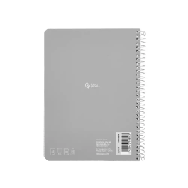 Liderpapel Cuaderno Espiral A5 Smart Tapa Blanda 80 Hojas 75gr Rayado Montessori 5mm Colores Surtidos