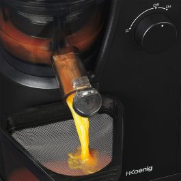 Hkoenig Extractor de jugos extra lento GSX24, 400 W, 1 L - Negro