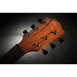 LAG Guitarra Acustica Dreadnought Zurdos Natural Satinado