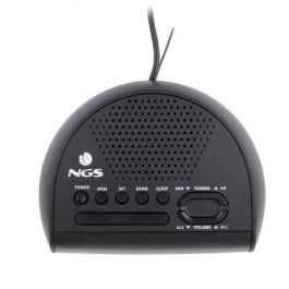 DESPERTADOR NGS SUNRISE HIT - DISPLAY LED - RAFIO FM/AM - ALARMA DUAL(RADIO/ZUMBIDO) - FUNCIÓN SNOOZE/SLEEP TIMER - ALIMENTACIÓN 230V/2*AAA