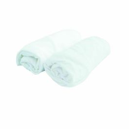 DOUX NID Juego de 2 sábanas ajustables Blanco 60x120 cm Precio: 24.69000039. SKU: B1DNYG9LDN