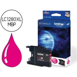 BROTHER LC1280XLM Tinta Magenta Alta Capacidad 1200 Páginas Precio: 23.94999948. SKU: S55099998