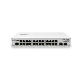 MikroTik 24x 10/100/1000 Ethernet, 2x SFP+, Serial port RJ45, White Precio: 263.58999975. SKU: B1EWJ3NJ58