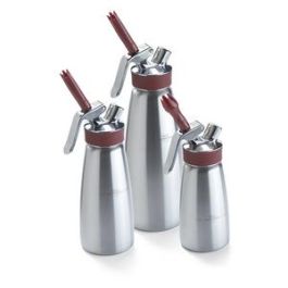 ISI Montador de nata y espumas de acero inoxidable, capacidad 50 cl, con 3 decoradores, marca ICC Precio: 209.9955. SKU: B1GFKG63FS