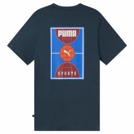 Camiseta de Manga Corta Hombre Puma Bppo-000745 Azul oscuro