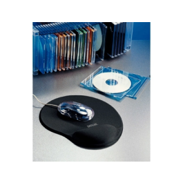 Alfombrilla Raton Dataline Con Reposamuñecas Gel Negro