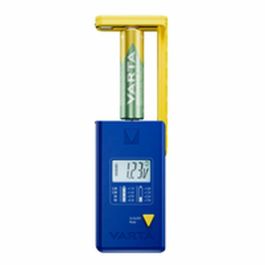 Varta Comprobador de pilas LCD 893101111, para pilas redondas y de botón, compatible con alcalino, litio, zinc carbono y NiMH, con apagado automático