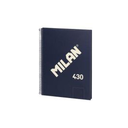 MILAN Cuaderno A4 con espiral y tapa dura, 80 hojas blancas de 95 gr/m², Colección 430 Since 1918, Azul Milan 57141E80B Precio: 9.78999989. SKU: B1JPSRRMRZ