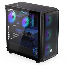 ENDORFY ARX 700 ARGB TG Black Torre PC ATX con Ventana Lateral e Iluminación Multi RGB