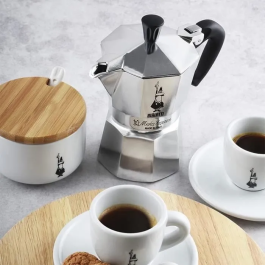 Bialetti Moka Express Cafetera Italiana de Aluminio para 4 Tazas