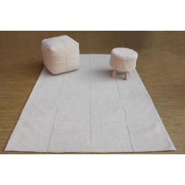 DKD Home Decor Carpets 2c25 Alfombra Boho Crudo Lana 230 x 160 cm Hecho a mano