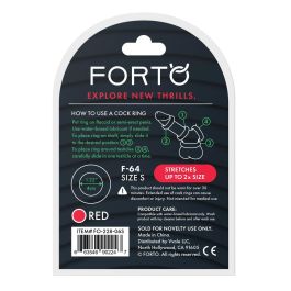 Anillo para el Pene Forto Rojo S Ø 40 mm