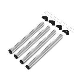 Emuca Lote de 4 patas para mesa, diámetro 60mm, H 710mm, Acero, Cromado Precio: 42.78999956. SKU: B1FJXFL9K9