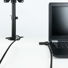 TOOQ Cable de Seguridad T-LOCK con Combinacion para Portatiles 1.5 metros, Gris Oscuro TOOQ Cable de Seguridad T-LOCK con Combinacion para Portatiles 1.5 metros, Gris Oscuro