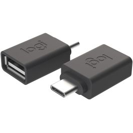 Logitech Adaptador USB-C a USB-A para Productos Inalámbricos, Receptores Unifying/Bolt, Laptops, Tablets y Móviles.