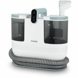 Hkoenig TWT88 Limpiador textil con agua caliente, 1600 ml, 290 ml/min, 1200 W, Blanco