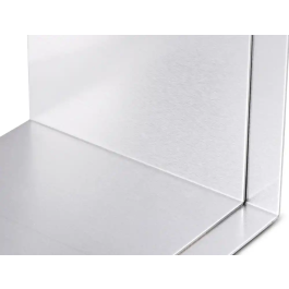 Maul Apoyalibros Metálico 100x80x100 mm Juego Aluminio Plateado Anodizado Resistente Arañazos Oficina Hogar