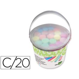Liderpapel Tiza para Suelo Cubilete 20 Unidades Colores Surtidos Precio: 8.49999953. SKU: B1DSW29TQ5