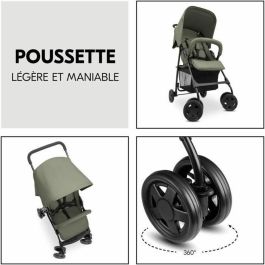 HAUCK HAU4007923171639 Cochecito Sport Plegable y Reclinable, Capota, 4 Ruedas, Verde Oliva