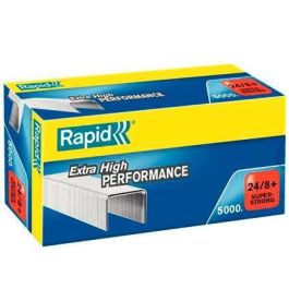 Rapid Grapas 24-8+ Súper Strong Galvanizada Caja De 5000 Precio: 8.99946575. SKU: S8415889