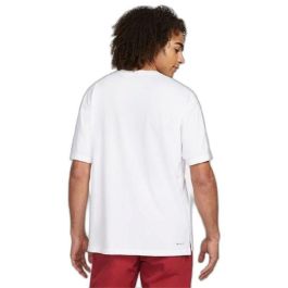 Camiseta de Manga Corta Hombre Nike Jordan Sport Dri-FIT Blanco