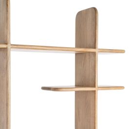 Estantería Natural Madera de Mango Salón 124 X 28 X 200 cm
