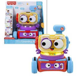 Fisher-Price Hck45 Tito Robotito 4 en 1 Robot de Aprendizaje Interactivo con Música, Luces y Actividades para Bebés +6 Meses