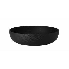 Alessi JM17/29 BT Cesto Redondo Acero y Resina Negro 29cm - Diseño por Jasper Morrison