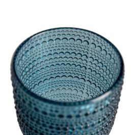 Copa Azul Cristal Decoración 8,80 X 8,80 X 16,40 cm