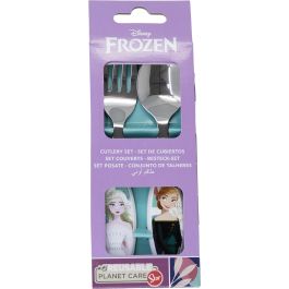 Juego De Cubiertos Elípticos Metálicos 2 Piezas Frozen CZ11341 Juego De Cubiertos Elípticos Metálicos 2 Piezas Frozen CZ11341