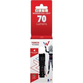 Wonder WT701L Linterna LED 70 Lúmenes, Compacta, 1 Pila AA, Cuerpo Aluminio Resistente IP44 para Camping y Senderismo Wonder WT701L Linterna LED 70 Lúmenes, Compacta, 1 Pila AA, Cuerpo Aluminio Resistente IP44 para Camping y Senderismo