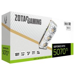 Zotac RTX 5070 Ti 16GB GDDR7 SOLID CORE OC 3 Fan White Tarjeta Gráfica